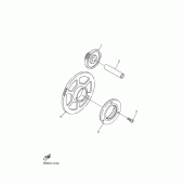 Схема вузла: Привід стартера Yamaha YZF-R6/ YZF600 R6