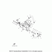Схема вузла: Радіатор та Патрубок системи охолодження Yamaha YZF-R3