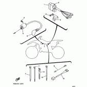 Схема вузла: Електроустаткування 1 Yamaha YZ125
