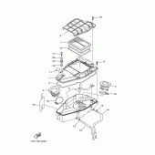 Схема узла: Впускная система 2 Yamaha XV1900 Midnight Star