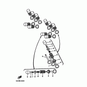 Схема вузла: Клапан Yamaha TRX850