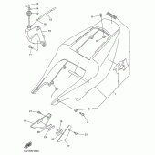 Схема вузла: Бічна кришка Yamaha YZF-R1 R1