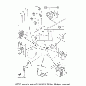 Схема вузла: Електроустаткування (2) Yamaha YZF600R Thundercat