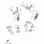 Схема вузла: Клапан Yamaha XVS650 Drag Star