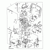 Схема узла: Карбюратор Yamaha YZ400