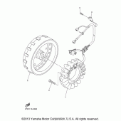 Схема узла: Генератор Yamaha XVS1300 Stryker