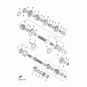 Схема узла: Трансмиссия Yamaha YZF-R1 R1