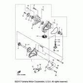 Схема вузла: Водяний насос Yamaha XVS1300 Stryker