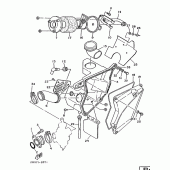 Схема вузла: Впускна система Yamaha XT125