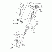 Схема вузла: Рульовий механізм Yamaha XVS650 Drag Star Classic