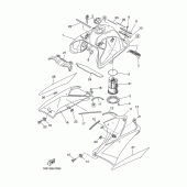 Схема вузла: Паливний бак Yamaha XT660 XT660X