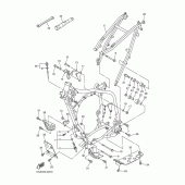 Схема узла: Рама Yamaha WR450F