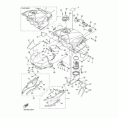 Схема узла: Топливный бак Yamaha YZF-R6/ YZF600 R6