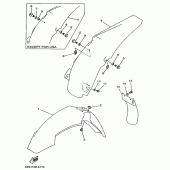 Схема узла: Крыло Yamaha YZ125