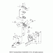 Схема вузла: Задній ліхтар (Стоп-сигнал) Yamaha XVS1300 V-Star