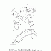 Схема узла: Крыло Yamaha TT-R250 TT-R250
