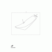 Схема узла: Сиденье Yamaha WR250 WR250F