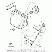 Схема узла: Фара Yamaha XVZ1300 Venture Royale
