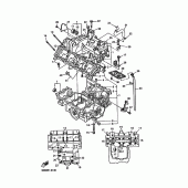 Схема вузла: Картер двигуна Yamaha FZS600 FAZER