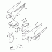 Схема узла: Боковая крышка Yamaha XJ900 Diversion