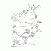Схема вузла: Фара Yamaha TDM900