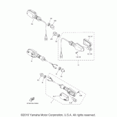 Схема вузла: Поворотники Yamaha XT250 XT250