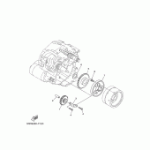 Схема узла: Привод стартера Yamaha TTR125 TT-R125