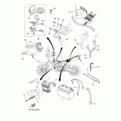 Схема вузла: Електрообладнання 1 Yamaha XT660 XT660Z Tenere