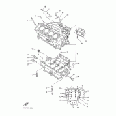 Схема узла: Картер двигателя Yamaha YZF-R1 R1
