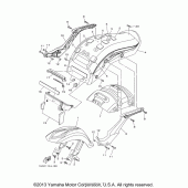 Схема узла: Крыло Yamaha XV1900 Raider SCL