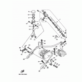Схема вузла: Задній гальмівний циліндр Yamaha FZ10/MTN1000 MT-10 SP