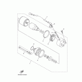 Схема вузла: Електричний стартер Yamaha YP400 Majesty
