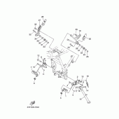 Схема узла: Support и repose pied Yamaha XT660 XT660X