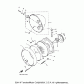 Схема узла: Фара Yamaha XVS650 V-Star Classic