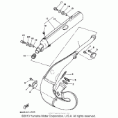 Схема узла: Выхлопная система Yamaha WR250 WR250Z