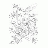 Схема вузла: Рама Yamaha XV1900 Raider S
