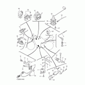 Схема вузла: Електроустаткування 2 Yamaha FZS1000 FAZER