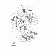 Схема узла: Топливный бак Yamaha BT1100 Bulldog
