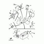 Схема вузла: Електроустаткування 1 Yamaha YP250 Majesty DX