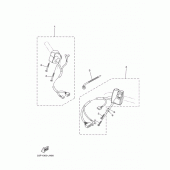 Схема вузла: Пульт управління рулевою і Ричаг Yamaha XTZ1200 Super Tenere