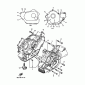 Схема вузла: Картер двигуна Yamaha XVS1100 Drag Star Classic