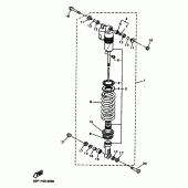 Схема вузла: Задня підвіска Yamaha YZ426F