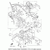 Схема вузла: Карбюратор (Calinia) Yamaha XVZ1300 Venture Royale