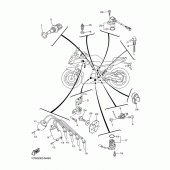 Схема вузла: Електроустаткування 1 Yamaha XJ6 Diversion F