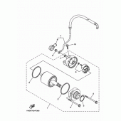Схема вузла: Електричний стартер Yamaha MT07/ MTT690 MT-07