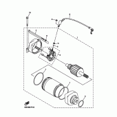 Схема вузла: Електричний стартер Yamaha YZF-R1 R1
