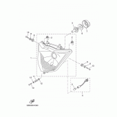 Схема узла: Фара Yamaha WR125 WR125X