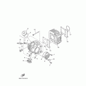 Схема вузла: Головка циліндра Yamaha TTR110 TT-R110