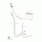 Схема узла: Руль и Тросики Yamaha XJ6 Diversion F (ABS)