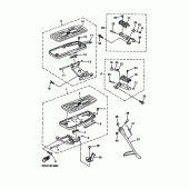 Схема вузла: Підніжки та Підставка Yamaha XVZ1300 Royal Star